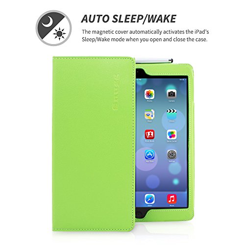 iPad Air Hülle & Neues iPad (2017) 9.7 Zoll Hülle (Grün), Snugg™ – Smart Case mit lebenslanger Garantie + Sleep / Wake Funktion für iPad Air (2013) und iPad (2017)