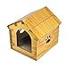 Produktbild Jannyshop 40.6×40.2×40CM Simulation Holz Katzenzimmer Gewelltes Katzenhaus aus Wellpappe mit Katzenkratzbrett