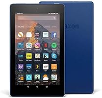Fire 7 Tablet with Alexa, 7" Display, 8 GB, Marine Blue - with Special Offers
