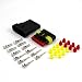 Produktbild 0,75 - 1,50 mm² Gelb 5 - Polig AMP Superseal Set wasserdicht IP 67 1.5 0,35 0,50 0,75 1,50 2,5 1-polig 2-polig 3-polig 4-polig 5-polig 6-polig Sortiment Box Kasten Steckverbinder Elektrik KFZ Steckverbinder stecker buchse gehäuse (0,75 - 1,50 mm² Gelb 5 - Polig)