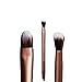 Olym Store Dual-head Dual-purpose Aluminum Tube Handle Nylon Fiber Cosmetic Brush Golden