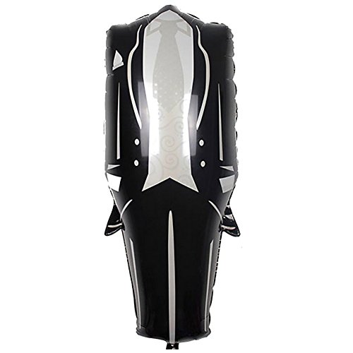 LAAT 2 PCS Romantische Hochzeit Dekorationen Ballons Braut und Bräutigam Kleid geformte Folien-Ballone für Heirat Jahrestag Karikatur - 7