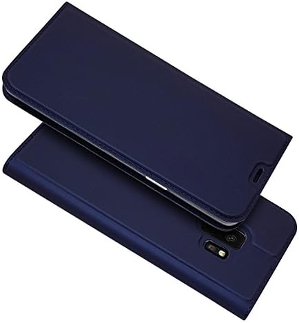 For Samsung Galaxy S9 Case, SingMax Skin Pro Series Ultra Slim Layered Dandy ,Kickstand,Magnetic Closure,TPU bumper,Full Body Protection For Samsung Galaxy S9 smartphone (For Samsung Galaxy S9, navy blue)