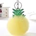 Produktbild WEILIVE 8CM Fruit Pompoms Keychain Key Bag Anhänger Plüsch Schlüsselanhänger