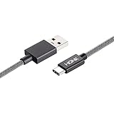 HONK USB-C Cable to USB A 3.0 (3.3 ft) Nylon-braided & Aluminum-housing (1M) - USB Type C charging cable with 56k Ohm Pull-Up Resistor for USB Type-C Devices incl. The new MacBook 12", OnePlus 2, Nexus 5X / 6P