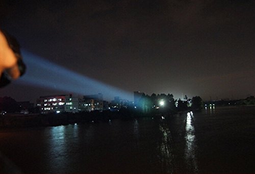 Wasserdichte Wiederaufladbare Suchscheinwerfer LED Handscheinwerfer Taschenlampe T6 10W CREE XML Arbeitsscheinwerfer für Jagd / Fischen / Camping / Wandern IP65 - 7