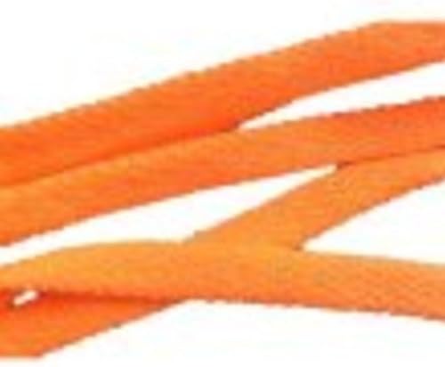 NEON ORANGE FLUORESCENT SHOE LACES