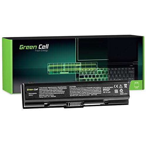 Green Cell® Standard Serie Laptop Akku für Toshiba Satellite L505-138 (6 Zellen 4400mAh 10.8V Schwarz)