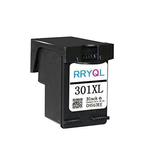 RRYQL Ersetzen HP 301XL CH563EE Tintenpatronen zeigen den Tintenfüllstand für HP Deskjet 1000 1010 1050 2000 2050 HP Envy 4500 4502 4504 4505 HP Officejet 2620 2622 2624 (1 * Schwarz)