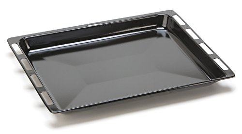 DREHFLEX® - Backblech / Blech / Universalpfanne passend für diverse Herde von Bosch / Siemens / Constructa / Neff - passend für Teile-Nr. 00675876 / 675876 - 465 x 375 x 40mm - emailliert