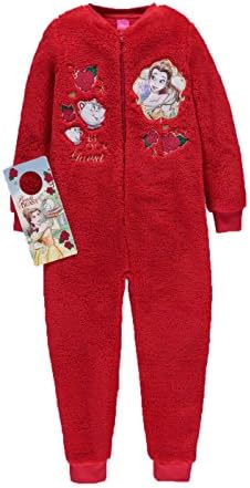 Disney Princess Belle Onesie Fleece Pyjamas PJS (Age 9 Years)