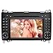 Produktbild Ohok 7 Zoll 2 Din Touchscreen In Dash Autoradio Moniceiver DVD Player GPS Navigation mit kapazitivem Bildschirm für Mercedes-Benz A-Class W169/ B-Class W245 /Viano/Vito(W639)/Sprinter