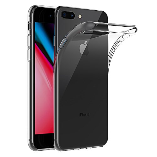 Funda iPhone 7 Plus   iPhone 8 Plus  AICEK iPhone 7 Plus Funda Transparente Gel Silicona Apple iPhone 7 Plus Premium Carcasa para iPhone 7 Plus   iPhone 8 Plus 5 5 