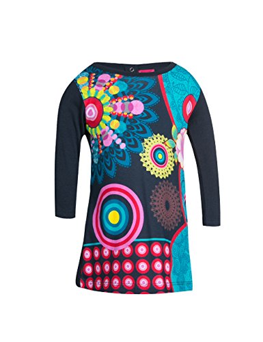 Desigual Baby-Girls Noemi Long Sleeve T-Shirt, Blue (Azul Tinta), 0-3 Months (Manufacturer Size:3 Months)