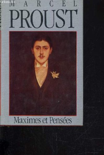couverture de : Maximes et pensées : à la recherche du temps perdu.