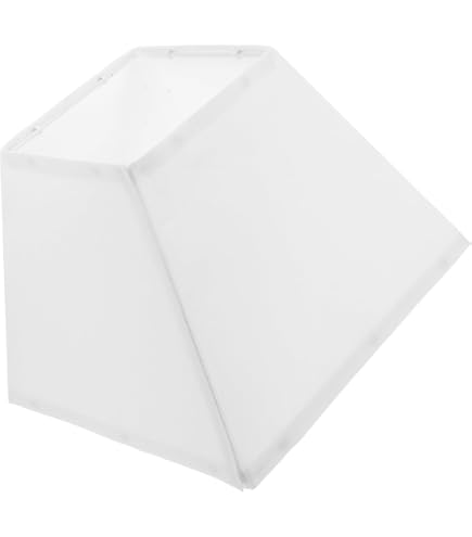 Armature/Structure Carrée Pour Abat-Jour DIY - Métal Blanc, 20 X 20 Cm (Lot De 2)