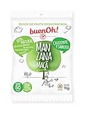 Manzana deshidratada crujiente. Sin azúcar añadido, sin gluten, sin aditivos y sin freír. 100% Natural.