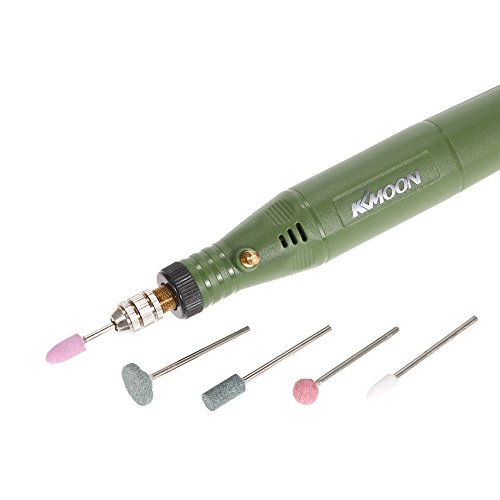 KKmoon AC110-230V Mini Elektrische Schleifer Set/ Variable Geschwindigkeit Bohrmaschine/ Praktische Schleifen Werkzeug Ausgezeichnete Fräsen Trimmen Polieren Bohren Schneiden Gravieren Werkzeug Kit - 3