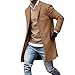 Produktbild Luckycat Herren Herbst Winter Button Slim Langarm Anzug Jacke Trenchcoat Top Bluse Winterjacke Steppjacke Daunenjacke Parka Mäntel Jacken