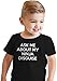 Toddler Ask Me About My Ninja Disguise T Shirt Cool Karate Face Mask Flip Tee (Black) 5T