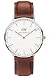 Daniel Wellington Herren Analog Quarz Smart Watch Armbanduhr mit Leder Armband DW00100021 by Daniel Wellington