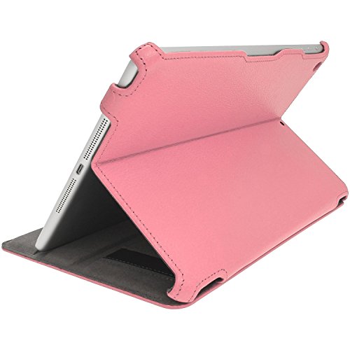 igadgitz Pink Rosa PU Ledertasche Hülle für Apple iPad Air 2013 Mit Multi-Winkel Betrachtungs-stand + Handschlaufe + Auto Sleep/Wake + Displayschutzfolie - 4