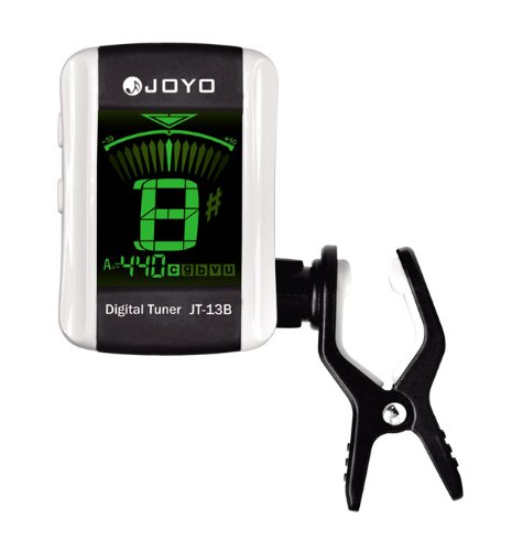 JOYO JT-13B Backlit Mini Clip on Digital Tuner for Bass, Guitar, Ukulele, Violin