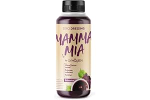 GymQueen Mamma Mia Zero Sauce 265 ml, a ridotto contenuto calorico, per arricchire i piatti o come condimento per l'insalata, vegetariana, Balsamico