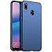 Produktbild Conie Basic Slim Cover kompatibel mit Huawei P20 Lite, Extra dünne Anti Fingerprint Hülle Schutzhülle Rutschfeste Oberfläche (Blau Matt Finish)