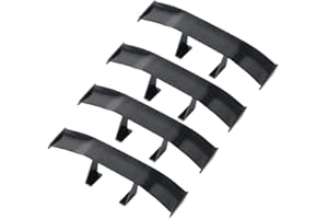 GUTERTOP 4 Stück Mini Spoiler Auto zum kleben, Mini Heckspoiler 17CM, Universal Auto Mini Spoiler Wing für Schwanz Dekoration