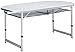 Produktbild XXL Alu Campingtisch 150x80cm, EXTRA großer stabiler Koffertisch bis 6 Personen, robustes + höhenverstellbares ALU-Gestell, XXL-Tischplatte mit große Netzablage