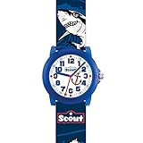Kinderuhr - Crystal - Shark - Quarz - blau