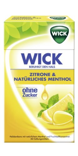 Preisvergleich Produktbild Wick Zitrone & natürliches Menthol zuckerfrei Click-Box