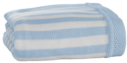 Clair de Lune Candy Stripe Blanket (Blue)