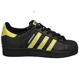 Padded tongue and collar adidas Superstar J, Zapatillas de Deporte Unisex niños, Negro (Negbas Dormet), 36 EU