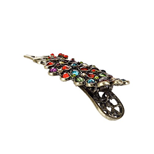 Retro Stil Strass Haarschmuck Pfau Phoenix Haarspange - 9