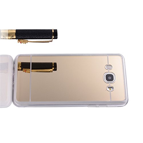 LXHGrowH Funda Samsung Galaxy J5 2016 Ultra Delgada Carcasa con Espejo para Samsung Galaxy J5 2016 J510FN Cover Silicona TPU Protectora Oro reviews LXHGrowH Funda Samsung Galaxy J5 2016 Ultra Delgada Carcasa con Espejo para Samsung Galaxy J5 2016 J510FN Cover Silicona TPU Protectora Oro