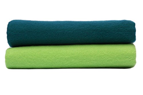 divata Moltontücher 2er Set Frühling, 70×80 cm – 100% Baumwolle, Schadstoffgeprüft, Oeko-Tex zertifiziert – farbig, bunt – Flanelltücher – Baby Spucktücher – Flanellwindeln - 2