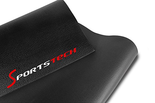 Bodenschutzmatte für Fitnessgeräte Heimtrainer – Sport Multifunktionsmatte Unterlegmatte schwarz Floor Protector - 3