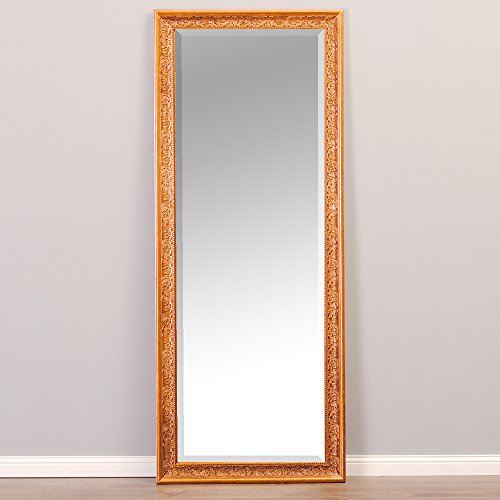 WANDSPIEGEL Pompöser Barock Spiegel FIORA 130x50cm GOLD BRONZE - 4