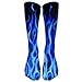 Produktbild s Blue Flame Fire Patriotic Premium Calf High Athletic Socks Sports Outdoor