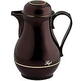 Fassungsvermögen: 0,5l Rotpunkt Isolierkanne Nr.530 0,5l in schwarz-rot, Kunststoff, 20 x 10 x 10 cm