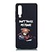 Produktbild Everainy Kompatibel für Huawei P30 Hülle Silikon Bumper Gummi Neu Cover Hüllen für Huawei P30 Handyhülle Stoßfest TPU Stoßstange Schwarz Schutzhülle (Don't Touch My Phone)