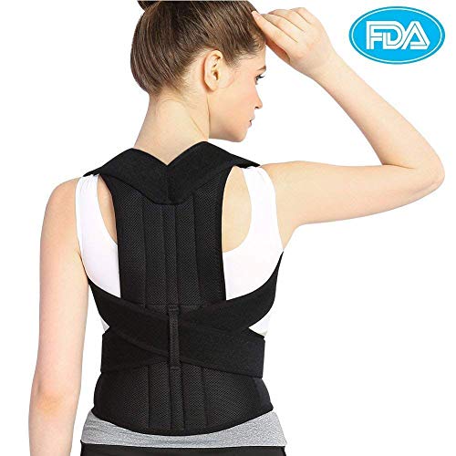 Corrector de postura recta soporte de espalda para mujeres y hombres alivio del dolor en parte superior de espalda mejorar postura posture corrector aliviar la joroba mejorar postura
