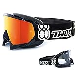 - Das Brillenband dieser TWO-X Race Crossbrille ist mit Silikon besetzt und kann auf dem Crosshelm damit nicht verrutschen.