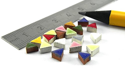 Mini Mosaico forma Triangolo, 1000 pietre Micro 5 x 5 x 3 mm, Multicolore, mxal