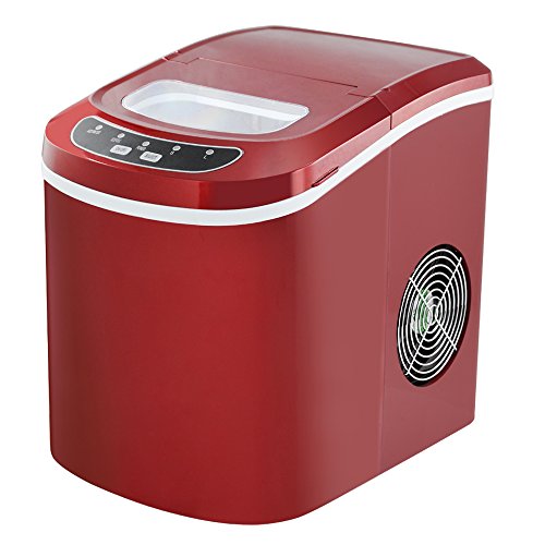 Yahee Eiswürfelmaschine Eismaschine Eiswürfelbereiter Eis Würfel Maschine IceMaker Rot - 2