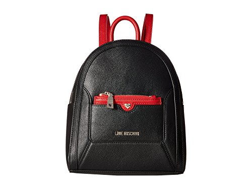Preisvergleich Produktbild Love Moschino , Damen Rucksackhandtasche schwarz schwarz