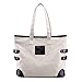 Produktbild FLYMD Reisetasche Umhängetasche Lässige Vintage große Kapazität kortikale Spleißen Commuter Bag Canvas Tote Damen Vintage Handtasche
