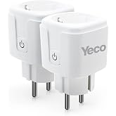 YECO SP-16 Akıllı Priz, Wi-Fi Uyumlu, Enerji İzleme, Telefonla Kontrol, 16A, 2 Adet